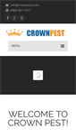 Mobile Screenshot of crownpest.com